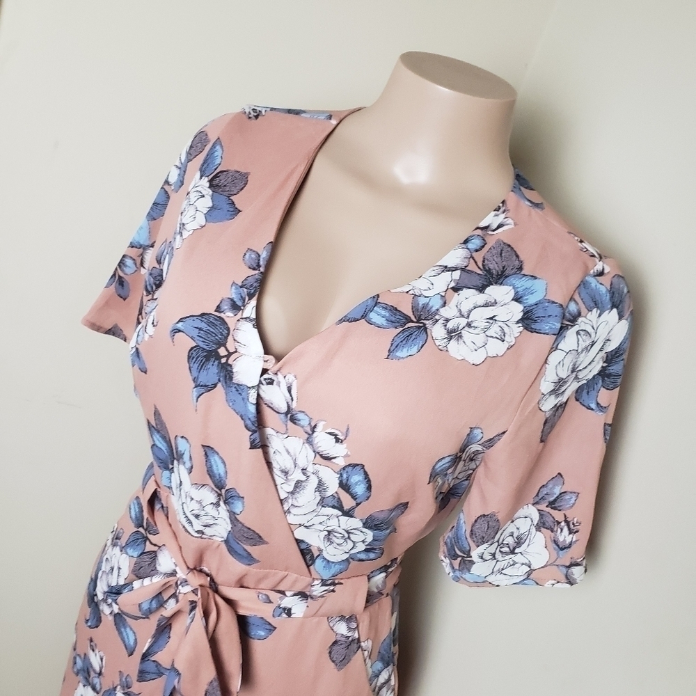SIENNA SKY Floral Ultra Mini Dress with Long Cover - Picture 2 of 10